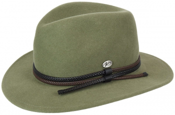 Palarie Bailey of Hollywood Nelles LiteFelt Fedora Verde 