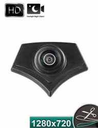 Camera frontala dedicata Mazda cu montaj in sigla rezolutie HD cu StarLight Night Vision 