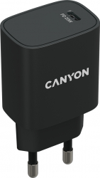 Incarcator de Perete CANYON 20W PD USB-C H-20-02 CNE-CHA20B02 Negru