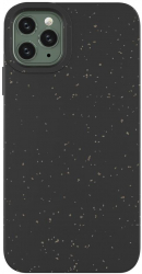 Husa tip bumper slim compatibila cu iPhone 13 Mini ECO Friendly Case din fibre vegetale Negru SOHO5137 