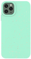 Husa tip bumper slim compatibila cu iPhone 13 Pro ECO Friendly Case din fibre vegetale Verde menta SOHO5152 