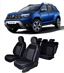 Set huse scaun dedicate Dacia Duster III 2022-2024 Bancheta fractionata 