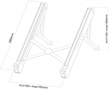 Stand racire Laptop Neomounts by Newstar NSLS010 