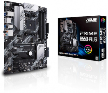 Placa de baza ASUS Prime B550-Plus Socket AM4 Aura Sync RGB SATA 6 Gbps DDR4 
