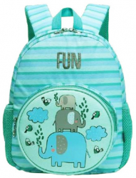 Ghiozdan gradinita 1 compartiment 3 buzunare S-cool Elephant SC1568 