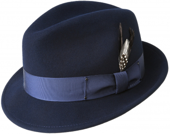 Palarie Bailey of Hollywood Tino Fedora Bleumarin 