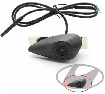 Camera frontala dedicata Hyundai cu montaj in sigla marimea S dimensiuni 60mm x 28mm 
