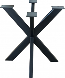 Picior masa metal rotund model Spider Clasic 900x900x720 negru 