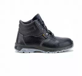 Bocanci de protectie Bicap Barletta S2 marimea 43 din piele de bovina cu bombeu metalic culoare negru