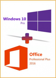 Licenta Microsoft Windows 10 Pro Retail + Microsoft Office 2016 Pro Plus activare online 