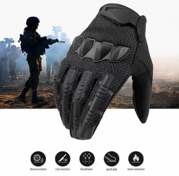 Manusi tactici WOLF Lioncamo Negru XL 