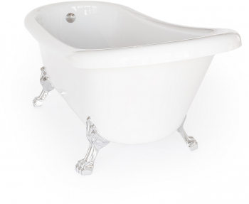 Cada de Baie Freestanding Clasic cu Picioare din Metal HUIDA 