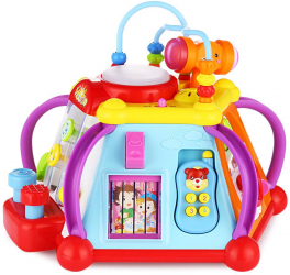 Jucarie cu activitati Piramida cu sunete si lumini 18 luni+ Hola 806 