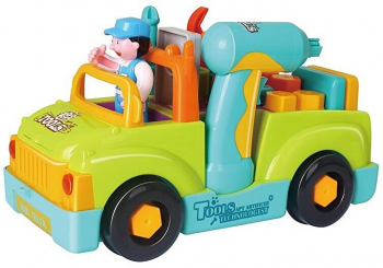 Jucarie interactiva Camionul cu scule cu lumini si sunete Hola 6109 