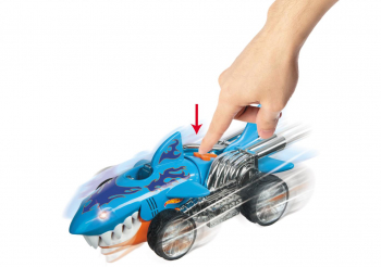 Masinuta cu sunete si lumini Hot Wheels Sharkruiser 