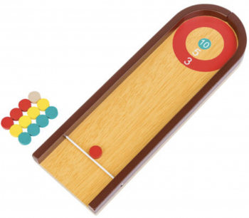 Mini Curling din lemn joc interactiv de indemnare SOHO5284 