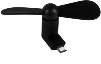 Ventilator mini portabil cu mufa USB Negru SOHO5306