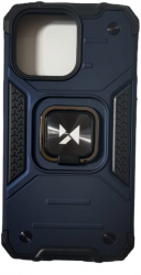 Husa de protectie pentru iPhone 13 Pro cu inel popsocket magnetic Bleumarin SOHO5380 