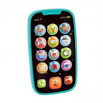Jucarie interactiva Bebe Primul meu Smartphone albastru Hola 3127 