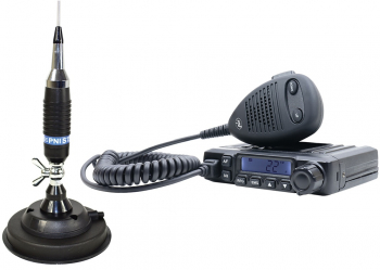 Pachet Statie radio CB PNI Escort HP 6500 ASQ + Antena CB PNI S75 