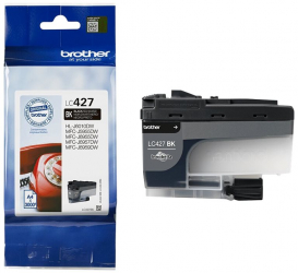 Brother LC-427BK cartuse cu cerneala 1 buc. Original Productivitate Standard Negru 