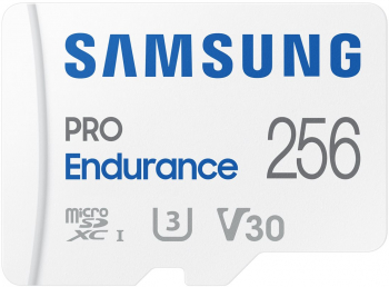 Card memorie Samsung Micro SDXC PRO Endurance (2022) UHS-1 Clasa 10 256GB + Adaptor SD MB-MJ256KA/EU 