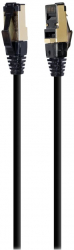 GEMBIRD PP8-LSZHCU-BK-1M S/FTP Cat. 8 LSZH patch cord black 1m 