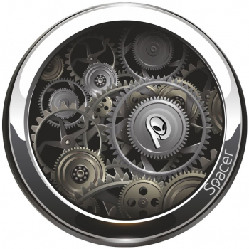 Covor pentru scaun gaming Spacer SPFP-CLOCK-120 protectie parchet cauciuc si material textil 1200 x 3mm rotund 