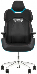 Scaun gaming TT Premium Argent E700 piele naturala Ocean Blue