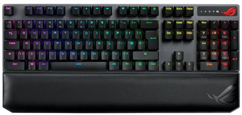 Tastatura gaming mecanica ASUS ROG Strix Scope Deluxe iluminare RGB NX Red Negru 90MP02I6-BKUA01 