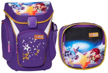Ghiozdan Scoala Explorer + Sac Sport Lego Core Line - Design Mov Friends Popstar 