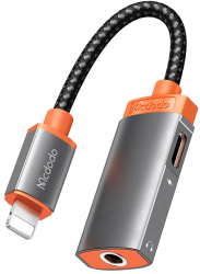 Adaptor telefonic seria Mcdodo Oryx 2x Lightning Jack 3 5mm 
