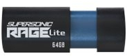 PATRIOT Supersonic Rage Lite USB 3.2 Gen 1 Flash Drive 64GB 