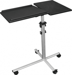 Stand mobil Logilink BP0068 pentru proiector/laptop reglabil inaltime inclinare roti maxim 10 Kg 