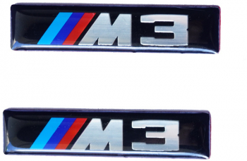 Set 2 embleme M3 pentru aripi BMW 