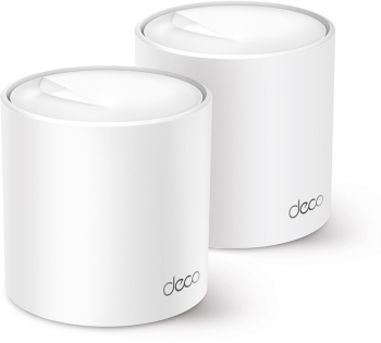 Sistem Mesh Wi-Fi TP-Link Deco X50(2-pack) Dual-Band Gigabit AX3000 Wi-Fi 6 cu acoperire pana la 410 m2, Antivirus Control 