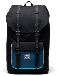 Rucsac Herschel Little America Negru Blue Curacao - Eco 