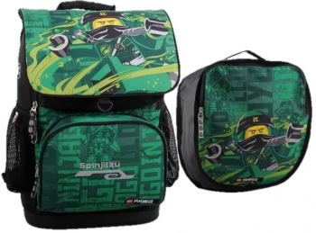 Ghiozdan Scoala Optimo + Sac Sport Lego Core Line - Design Ninjago Energy 