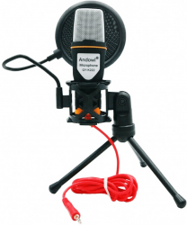 Microfon profesional K-222 trepied si filtru 