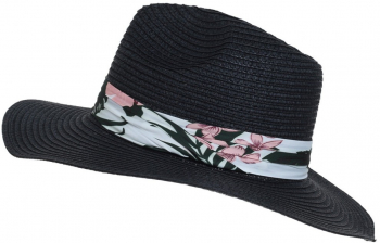 Palarie panama barbat PAMI PB-1221-275 57 cm Negru 