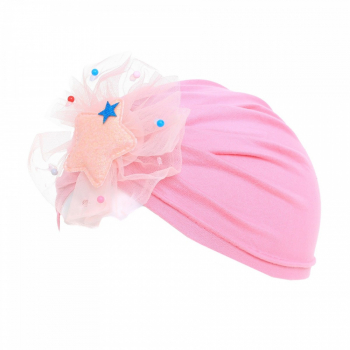 Turban pentru bebelusi PAMI CBB-1221-115 52-54 cm Roz 