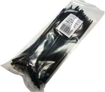 Set coliere plastic 3.6200mm negru BG-36200BK 100 bucati 