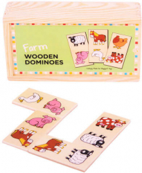 BigJigs - Domino pentru copii - Ferma 