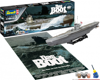 Machete Revell - Set navomodel de construit submarin Das Boot editia colectionarului aniversare 40 de ani 