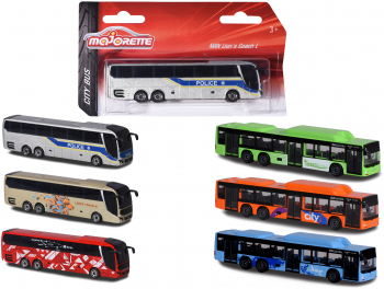 Simba - Majorette Autobuz 13 cm 6 modele 