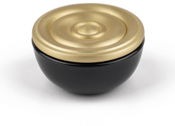 Buton pentru mobila Snail finisaj alama satin CB D50 mm 