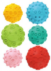 Set 6 mingi moi cu texturi si culori diferite Huanger HE0256 