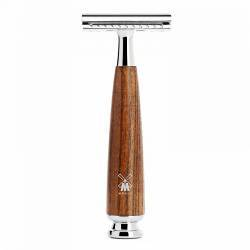 Aparat de ras clasic Muehle Safety Razor Rytmo maner lemn frasin R220SR 