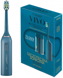 Periuta de dinti electrica VITAMMY Vivo model premium 72000 vibratii/min 3 moduri de periaj rezistenta la apa Antracit 