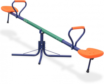 vidaXL Balansoar rotativ 360 grade portocaliu 